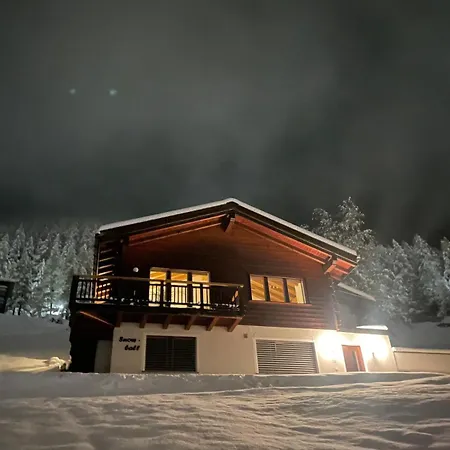 Chalet Snow Ball Panoramic View In The Center Of