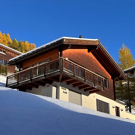Snow Ball Panoramic View In The Center Of Chalet Saas-Fee